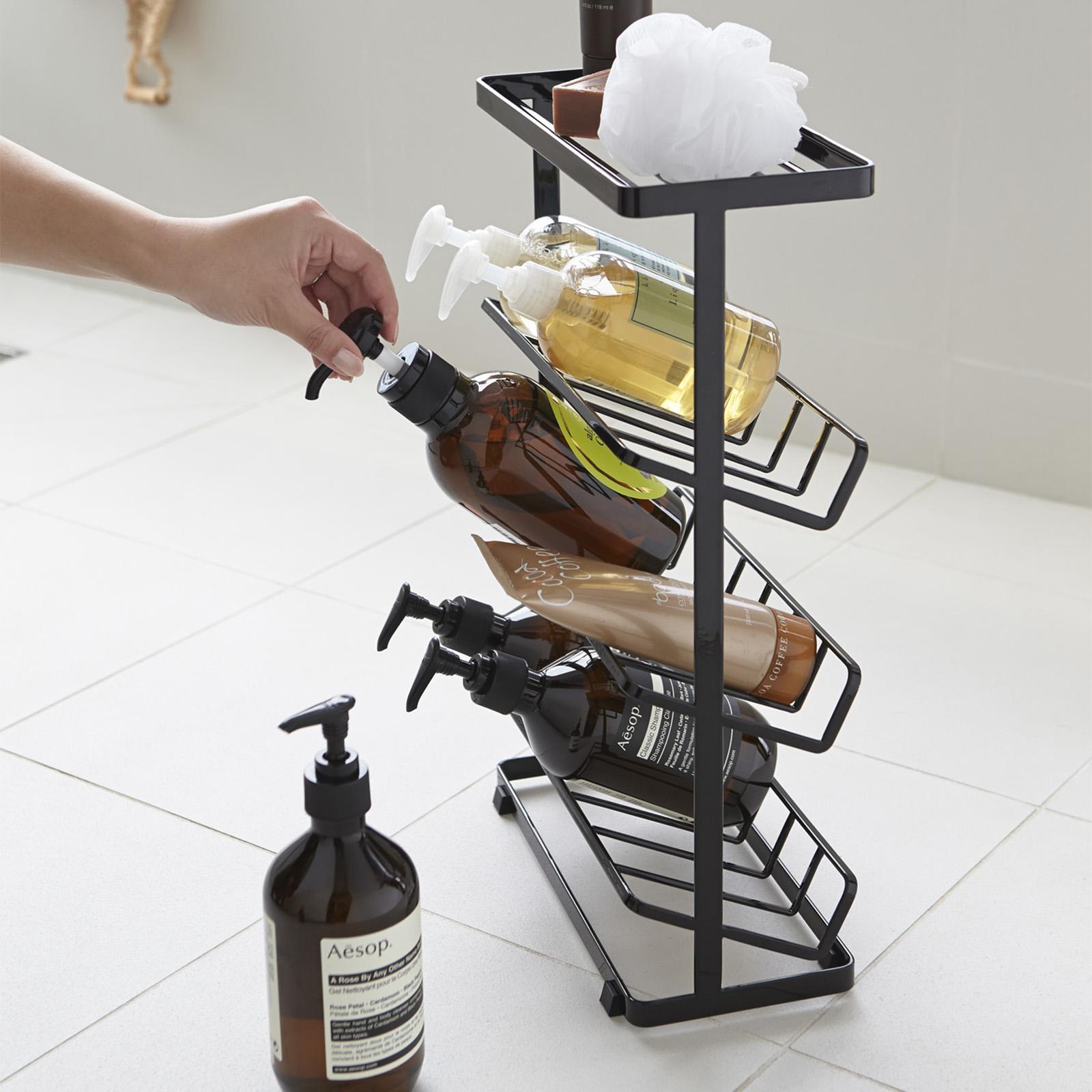 Shower Caddy Shelf Bath Rack Storage Holder Organi... - Grandado