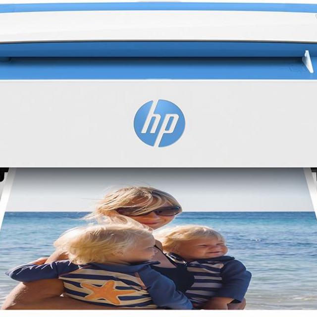 HP - DeskJet 3755 Wireless All-in-One Instant Ink Ready Inkjet Printer - Blue