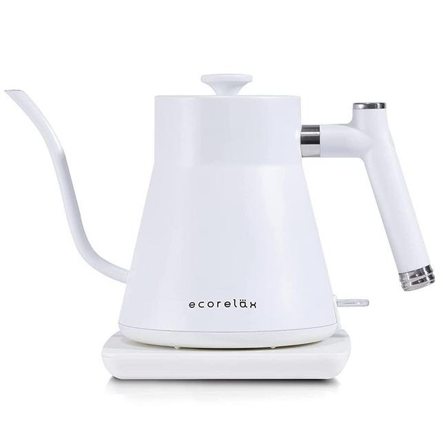ECORELAX Gooseneck Electric Kettle, Pour Over Coffee and Tea Kettle, 100%  Stainless Steel Inner with Leak Proof Design, 1200W Rapid Heating, Strix