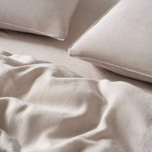 Washed European Linen Fitted Sheet