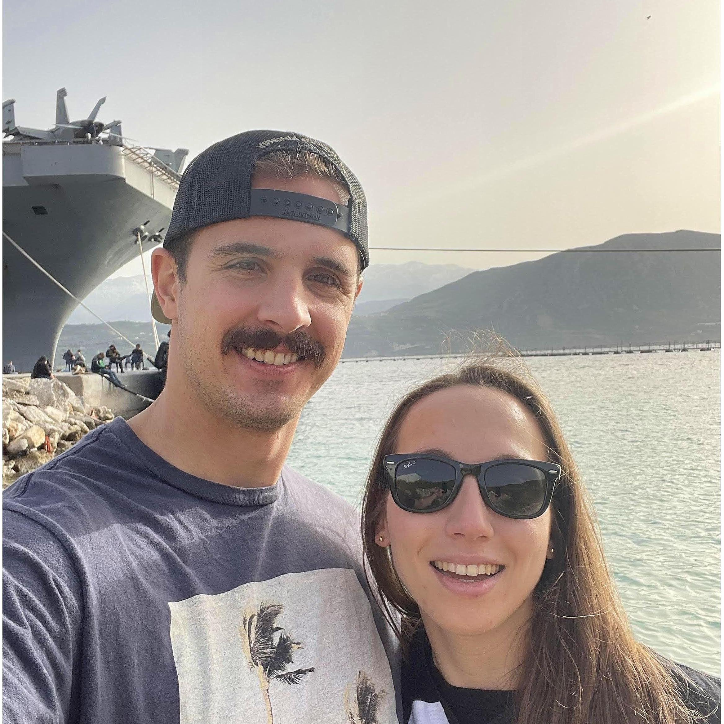 2nd Deployment together and first port call in Souda Bay Greece