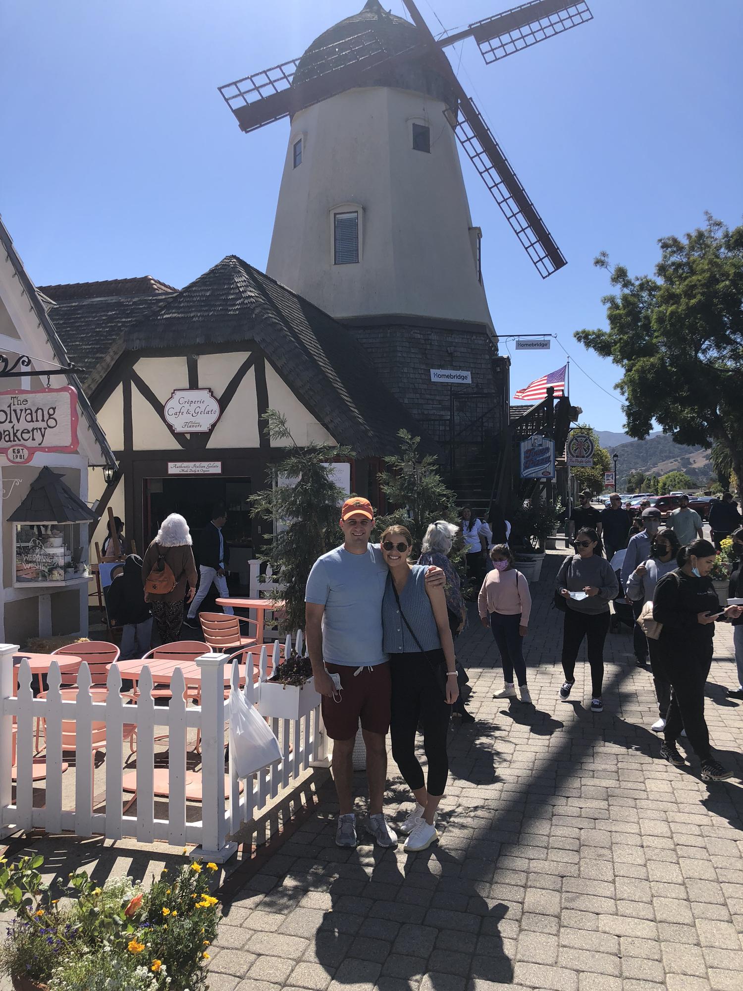 Trip to Solvang to celebrate friends getting married, fall 2021.