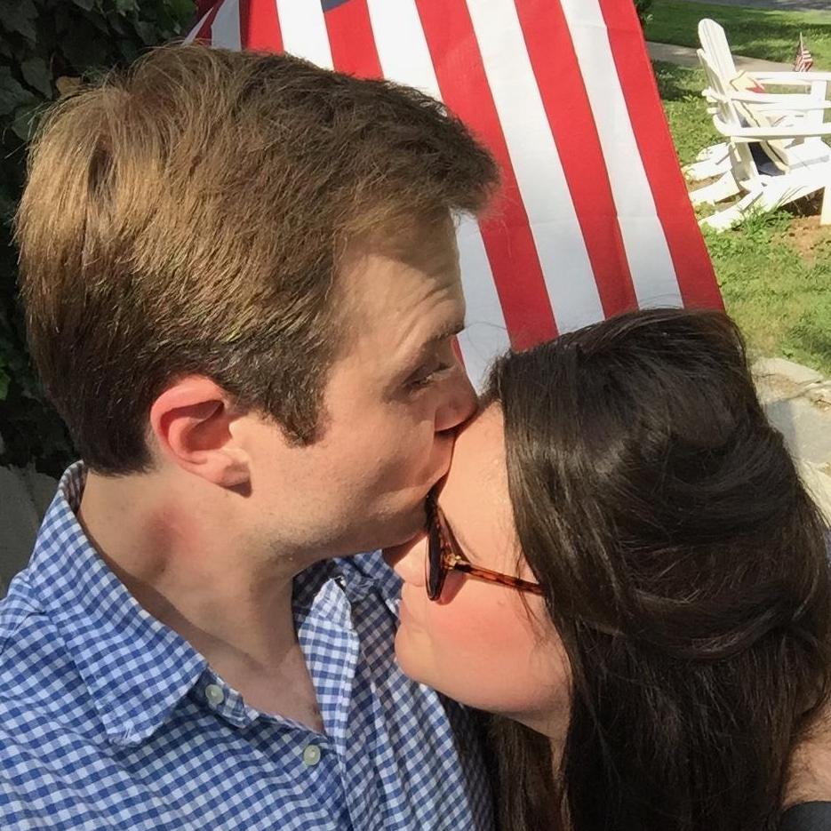 Forehead kisses on the fourth of July.
Godfrey house, Gaithersburg.
July, 2017