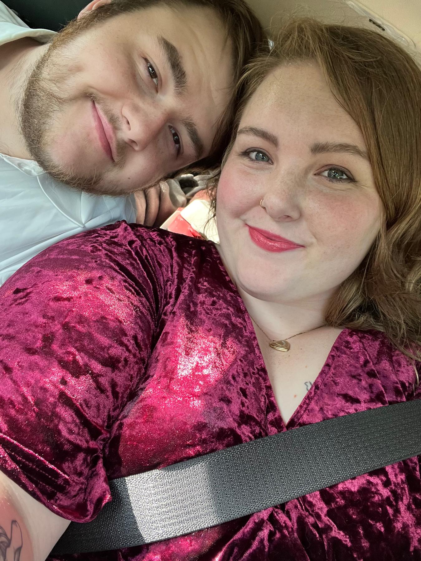 After taking our engagement picture!