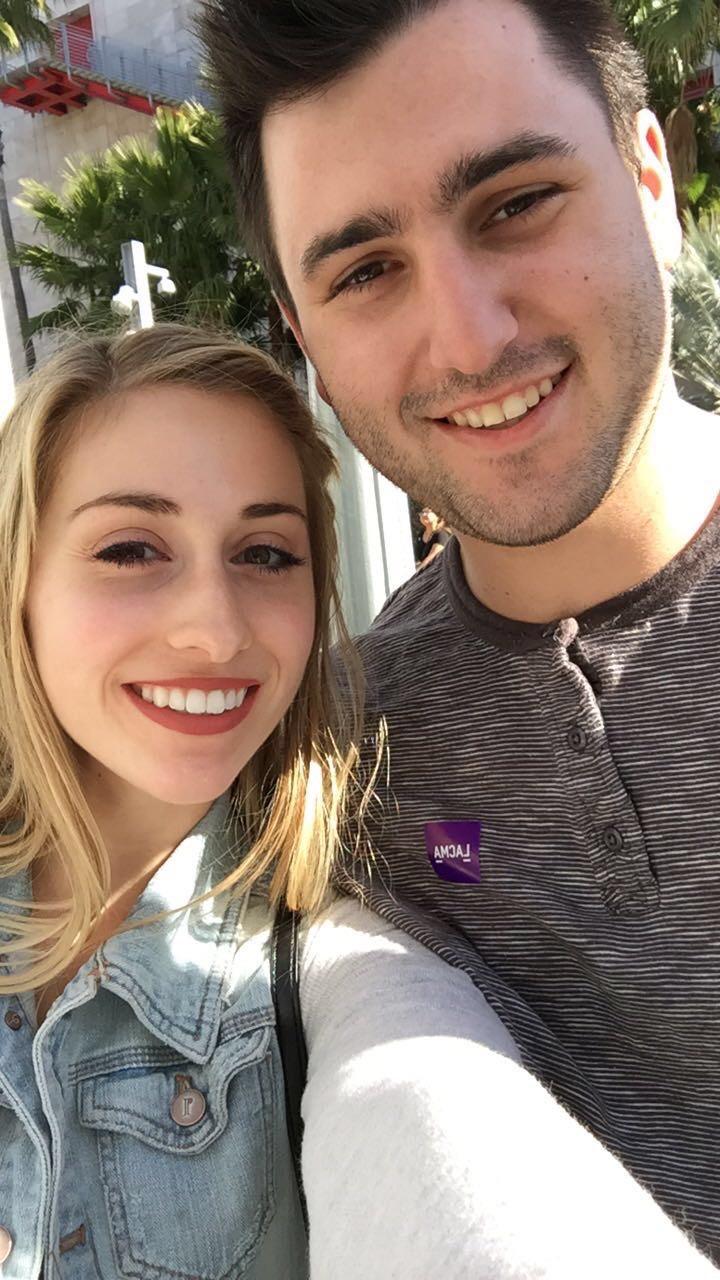 The first photo we took together in 2017!