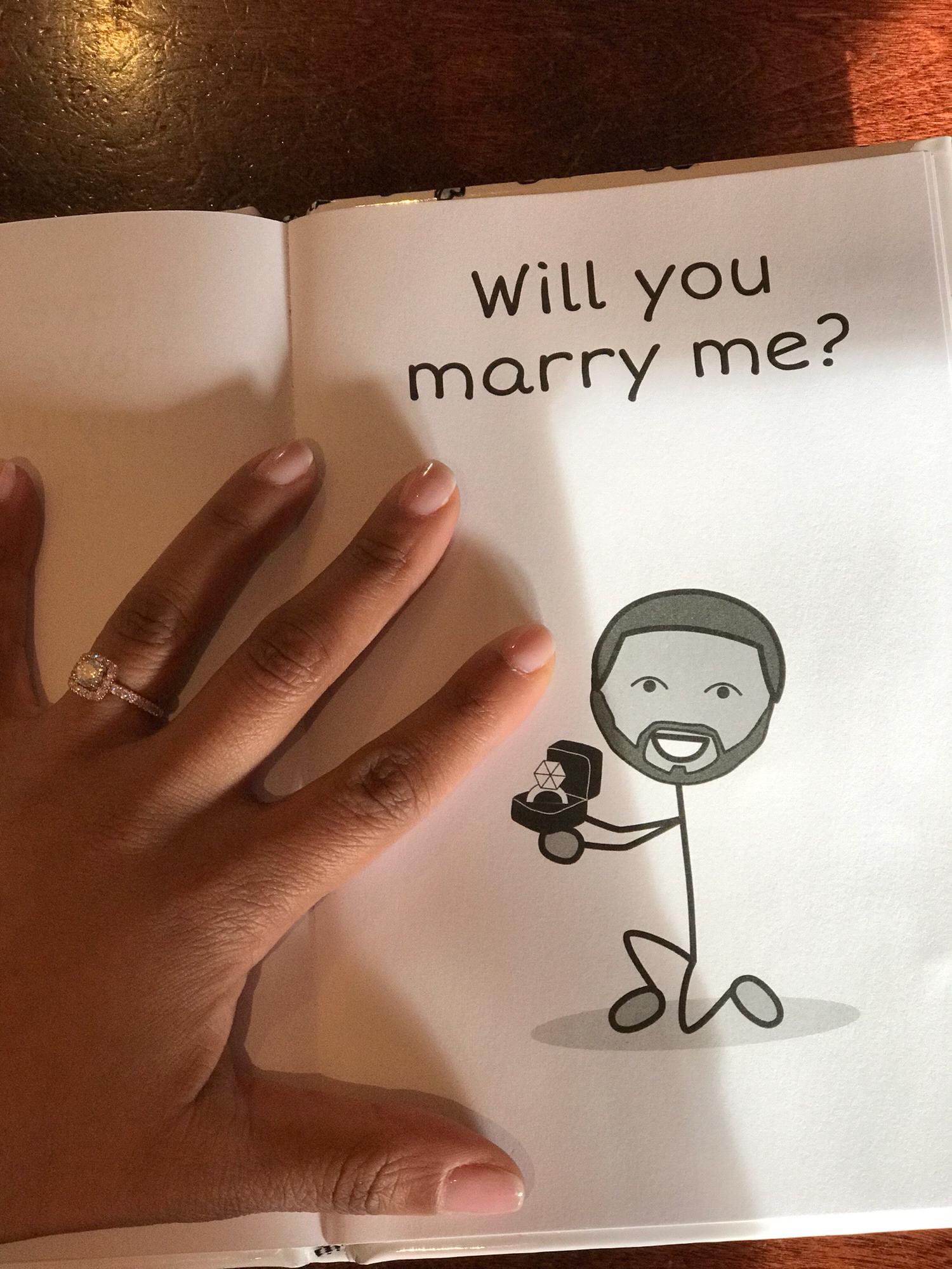 How Ramsey popped the question on Shavonne’s mom's birthday. March 2018