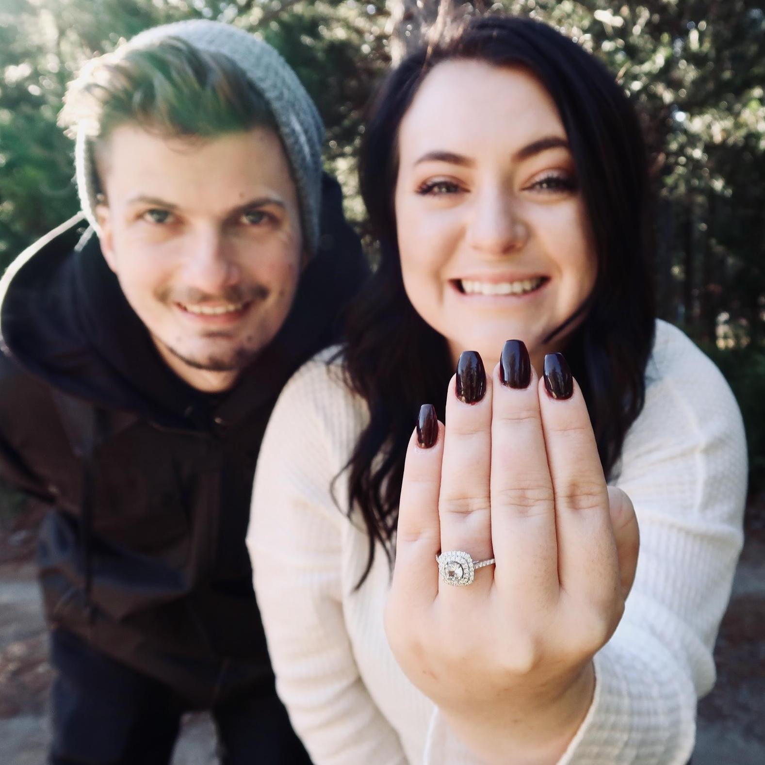 2018; Mt. Shasta, California. Engaged!