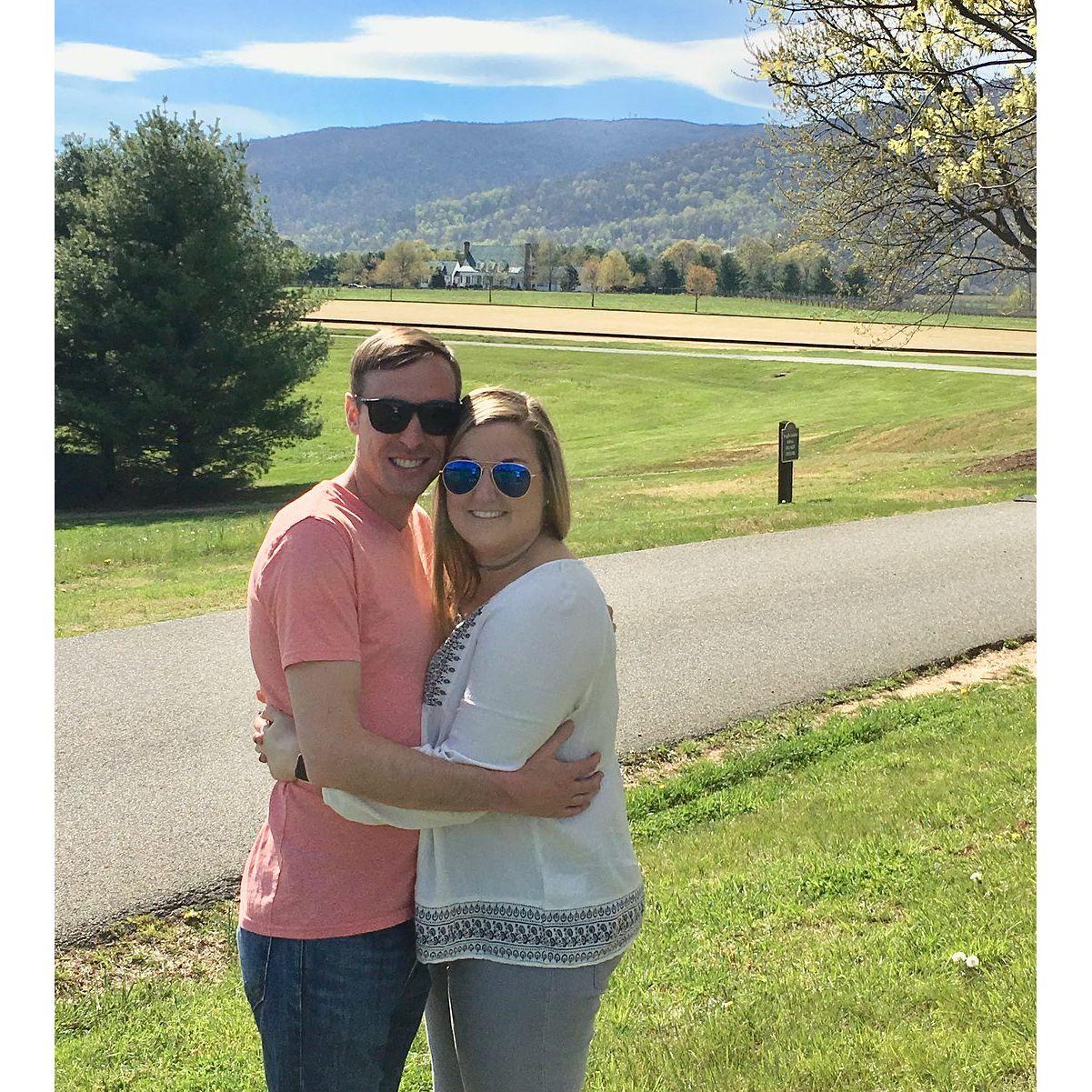 We first said "I love you" after this fun outing at King Family Vineyard!