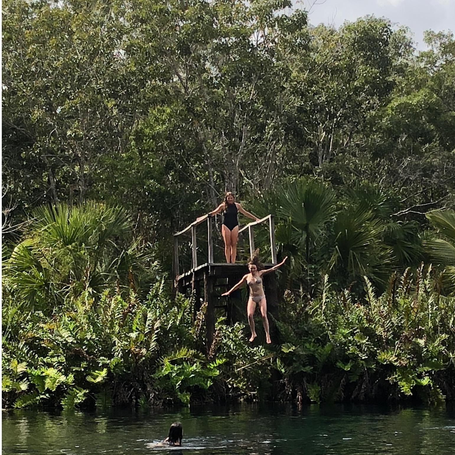 Just some babes in the Cenote