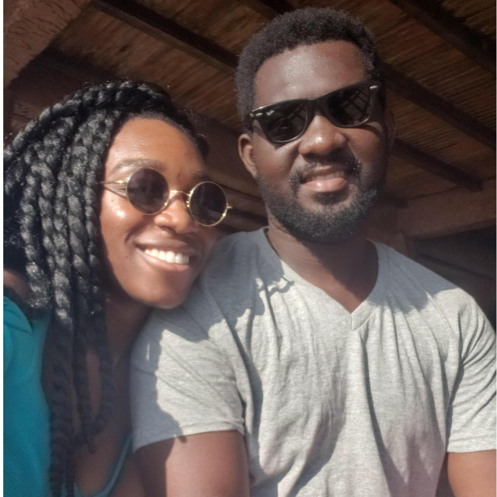 Fun day date after Jenn got off her shift at Korle Bu during her global health OBGYN rotation.