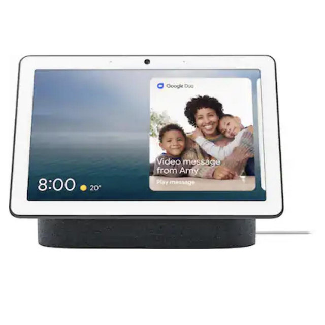 Nest Hub Max - 10" Smart Home Display with Google Assistant - Chalk