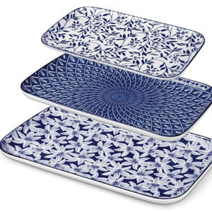 Porcelain Serving Platters Set of 3