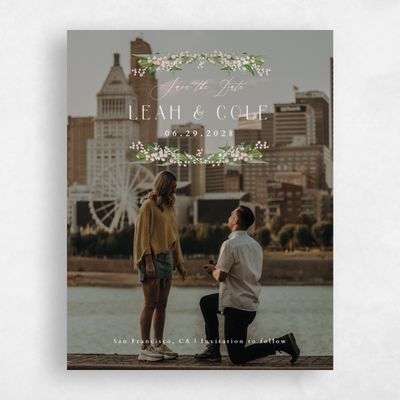 Light Oatmeal, Beige Wedding Save the Date - Zucchero Photo