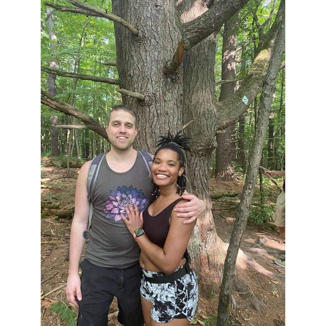 Our first hike together.