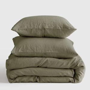 Linen Duvet Cover Set | Quince in Willowleaf, King/Cal King