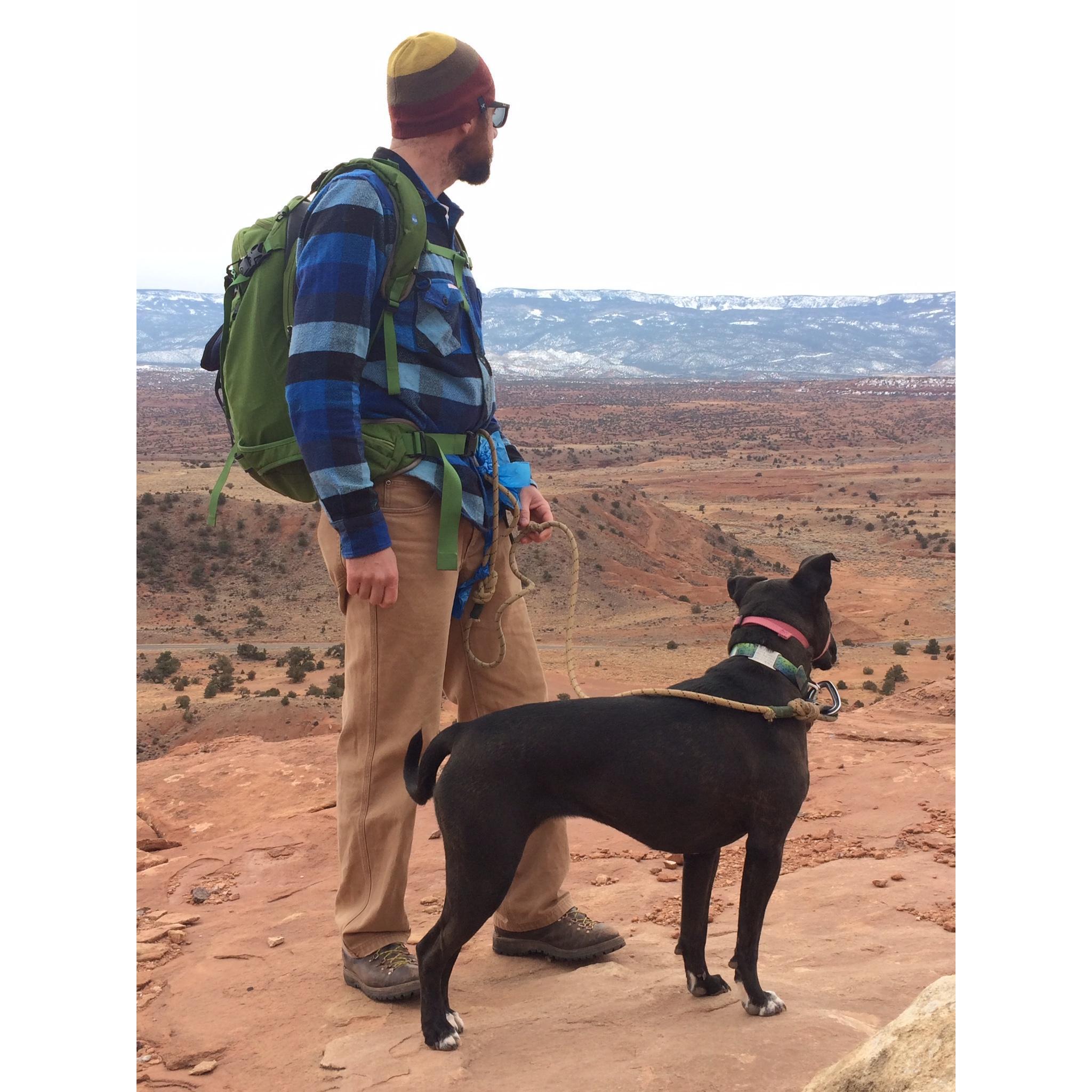 A man and his dog.... only when she’s good!