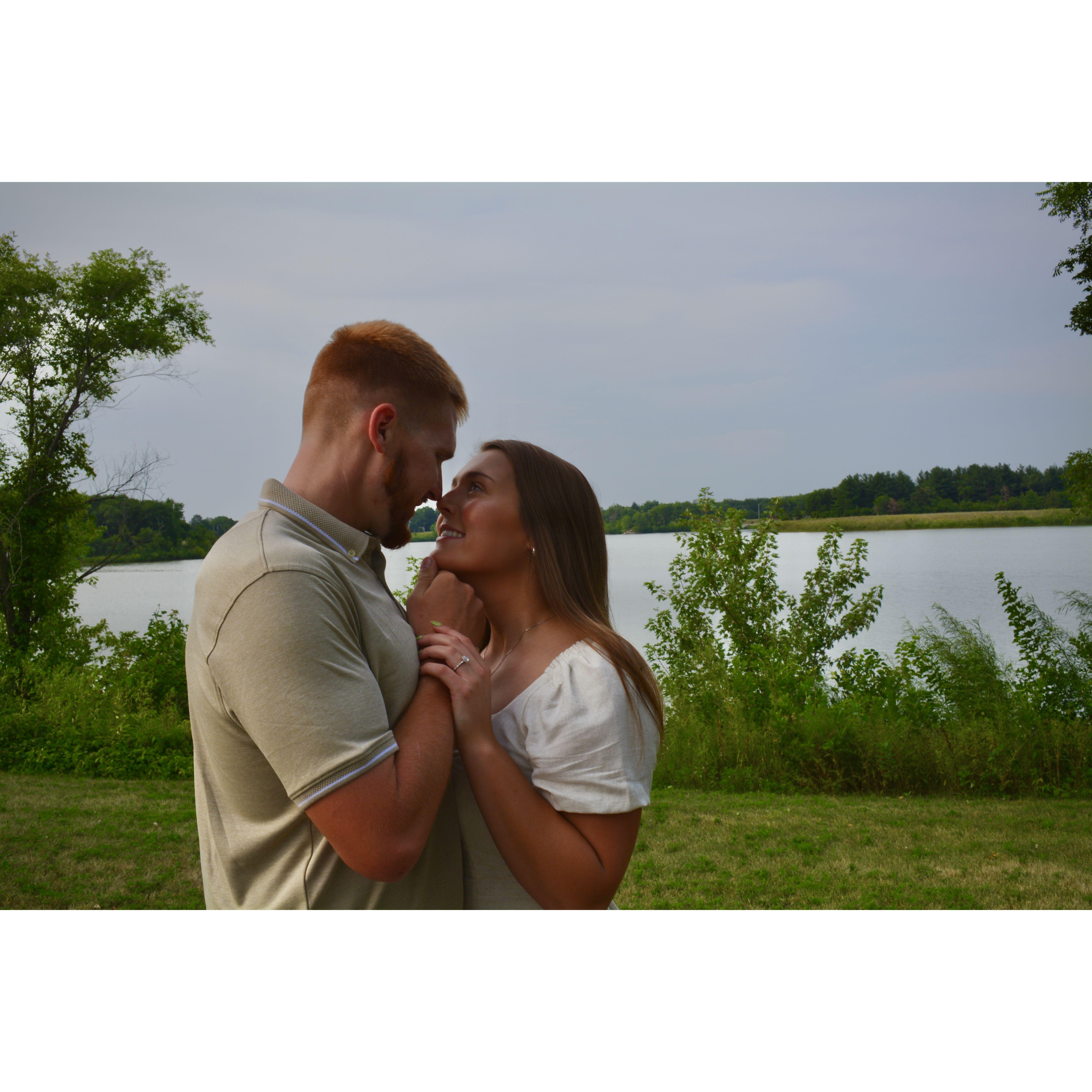 Engagement photos, summer session (Aug. 2022)