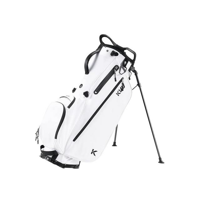 KVV Lightweight Golf Stand Bag with 7 Way Full-Length Dividers, 5 Zippered Pockets, Automatically Adjustable Dual Straps，Elegant Design