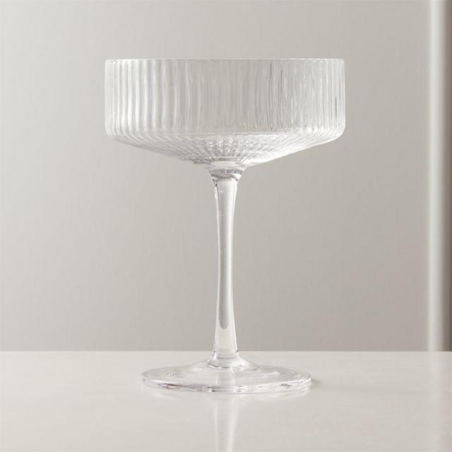 CB2 Eve Coupe Cocktail Glass Set of 8