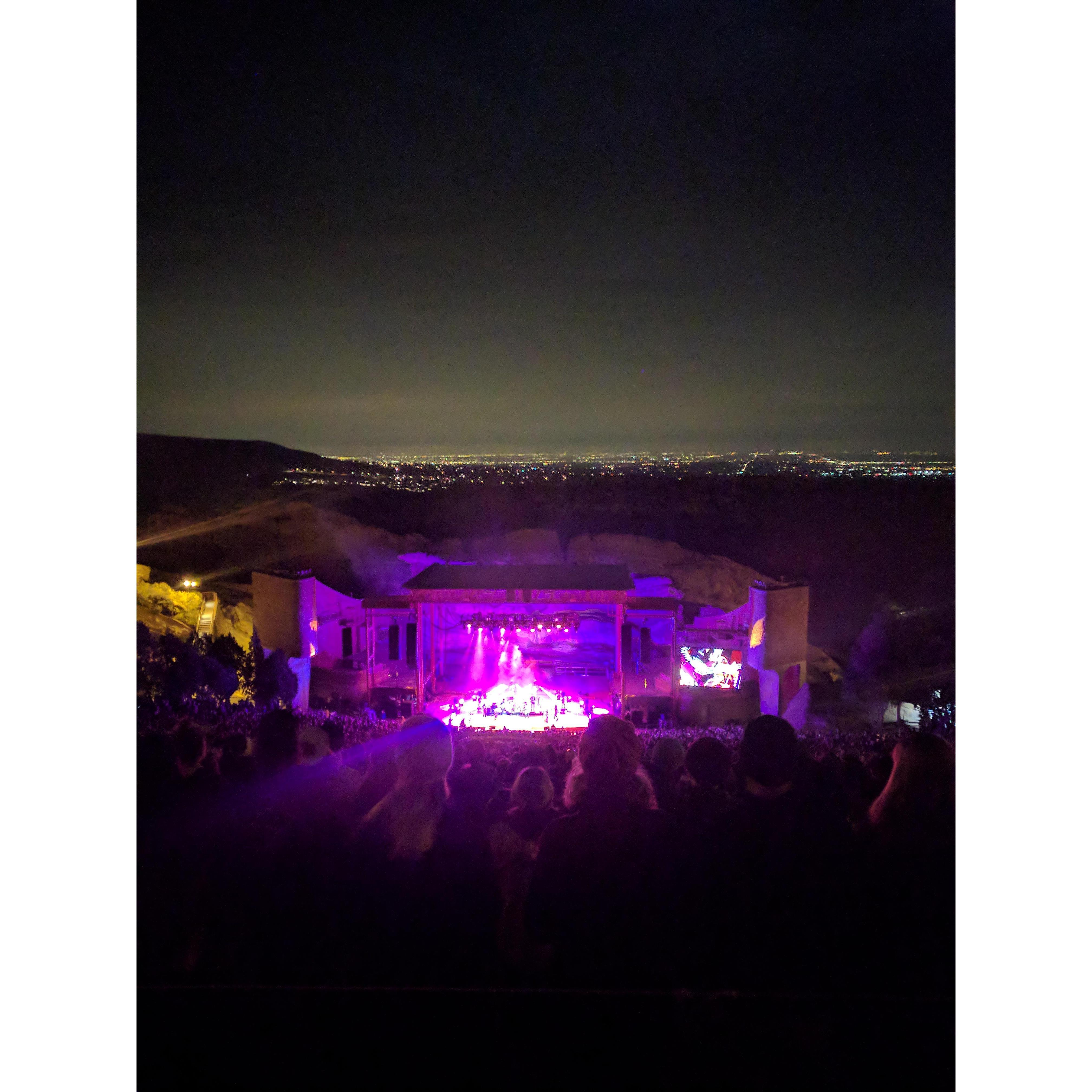 Dan's first Red Rocks experience was a spur of the moment gift from Anna. Spoon and The Shins '17