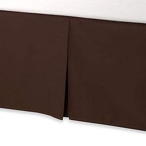 smoothweave™ Tailored 18-Inch Queen Bed Skirt in Chocolate
