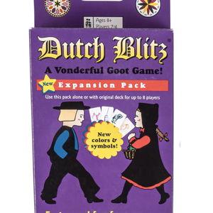 Dutch Blitz: Purple Expansion Pack - Use Alone Or w/ Original Deck to Play w/ 2-4 Players, 4 New Card Colors, Fast Paced Fun, Card Game, Ages 8+