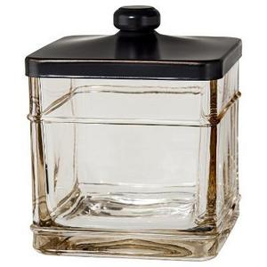 Antique Glass Bath Canister Gray - Threshold™