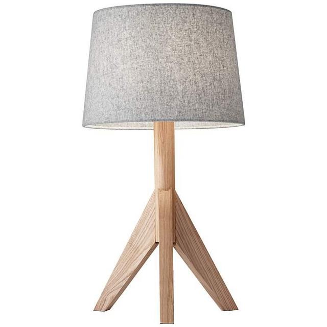 Eden Natural Ash Wood Tripod Table Lamp