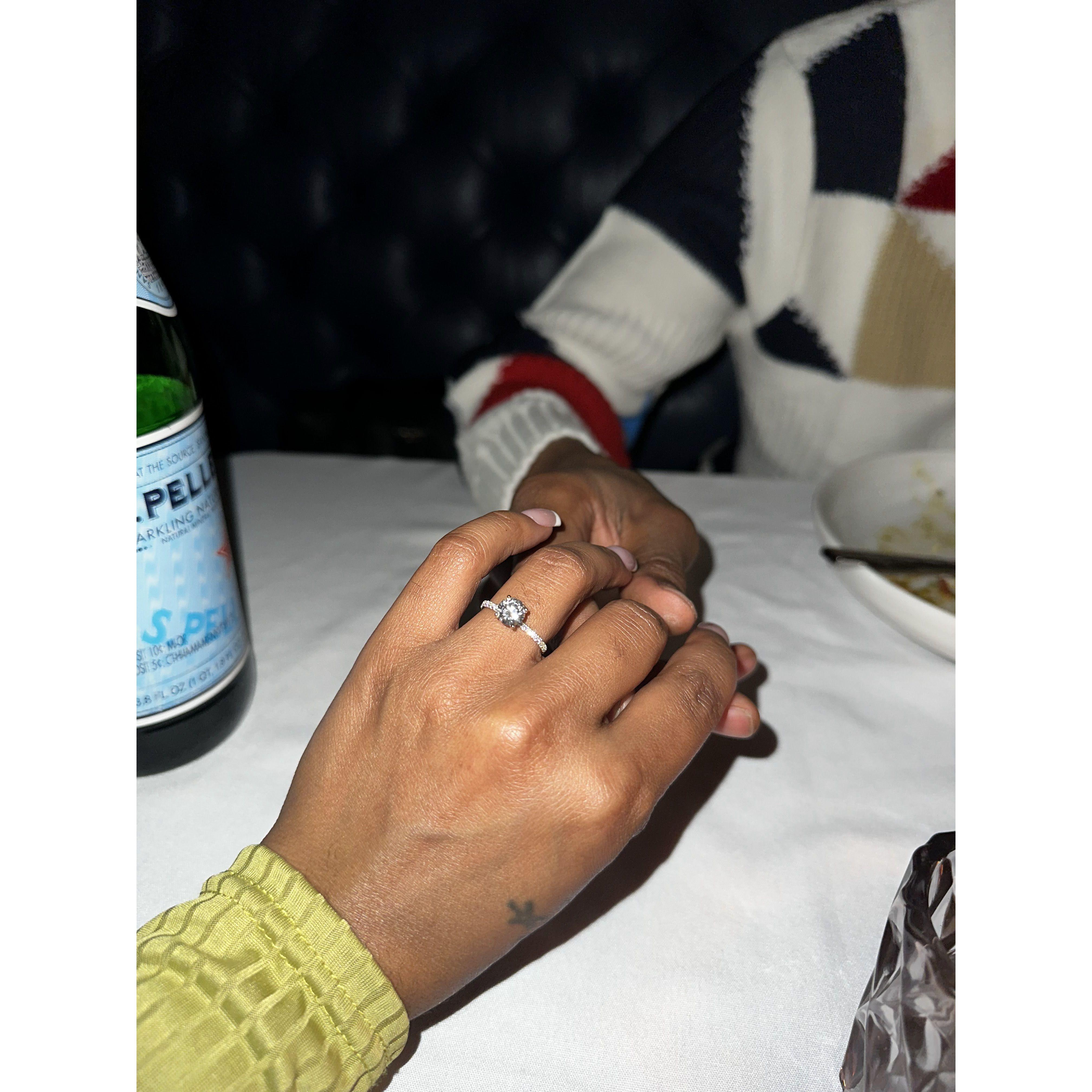 Could'nt stop admiring my ring.