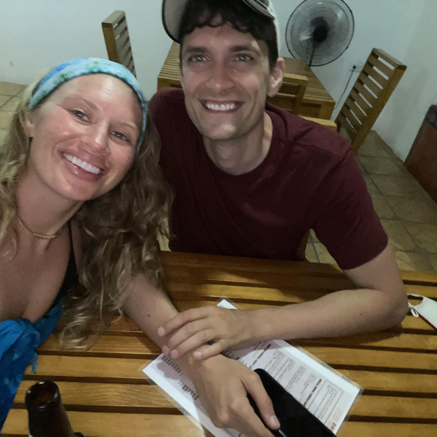 Post scuba in Cozumel, Mexico