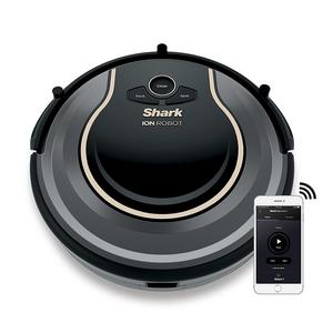 SharkNinja - SHARK ION Robot Vacuum R75 WiFi-Connected, Voice Control Dual-Action Robotic Vacuum Carpet and Hard Floor Cleaner, Works with Alexa (RV750)