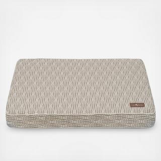 Pearl Rectangular Memory Foam Pillow Pet Bed