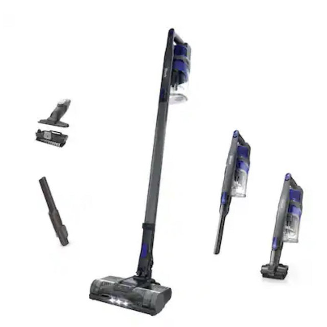 Shark - Pet Cordless Stick Vacuum with XL Dust Cup, LED Headlights - Blue Iris