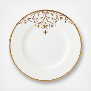Opal Innocence Scroll Gold Dinner Plate