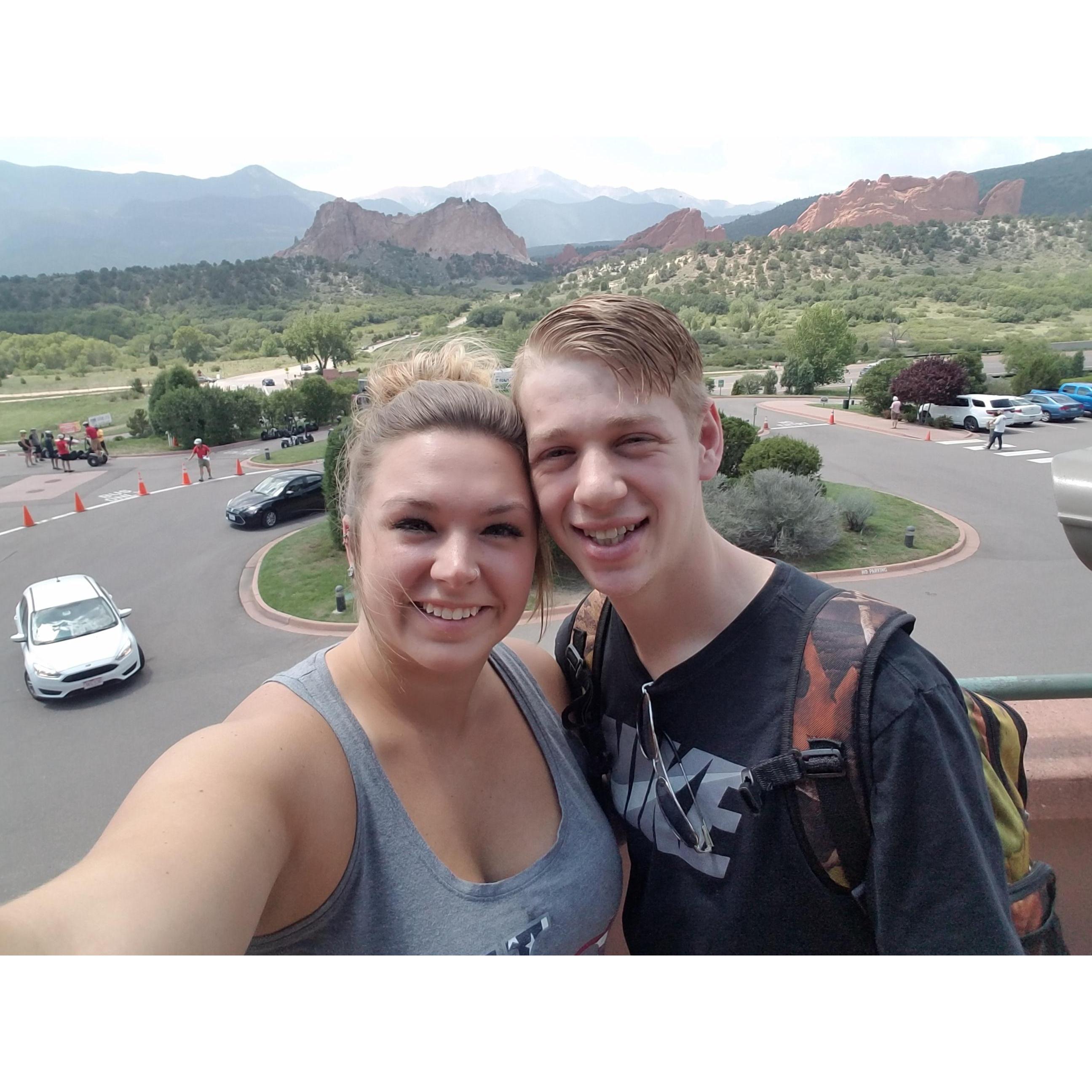 Visiting Garden of the Gods, 2018