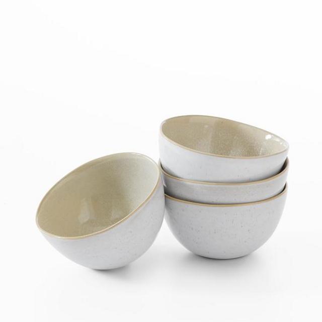 Sintra Stoneware Small Bowls - Sand
