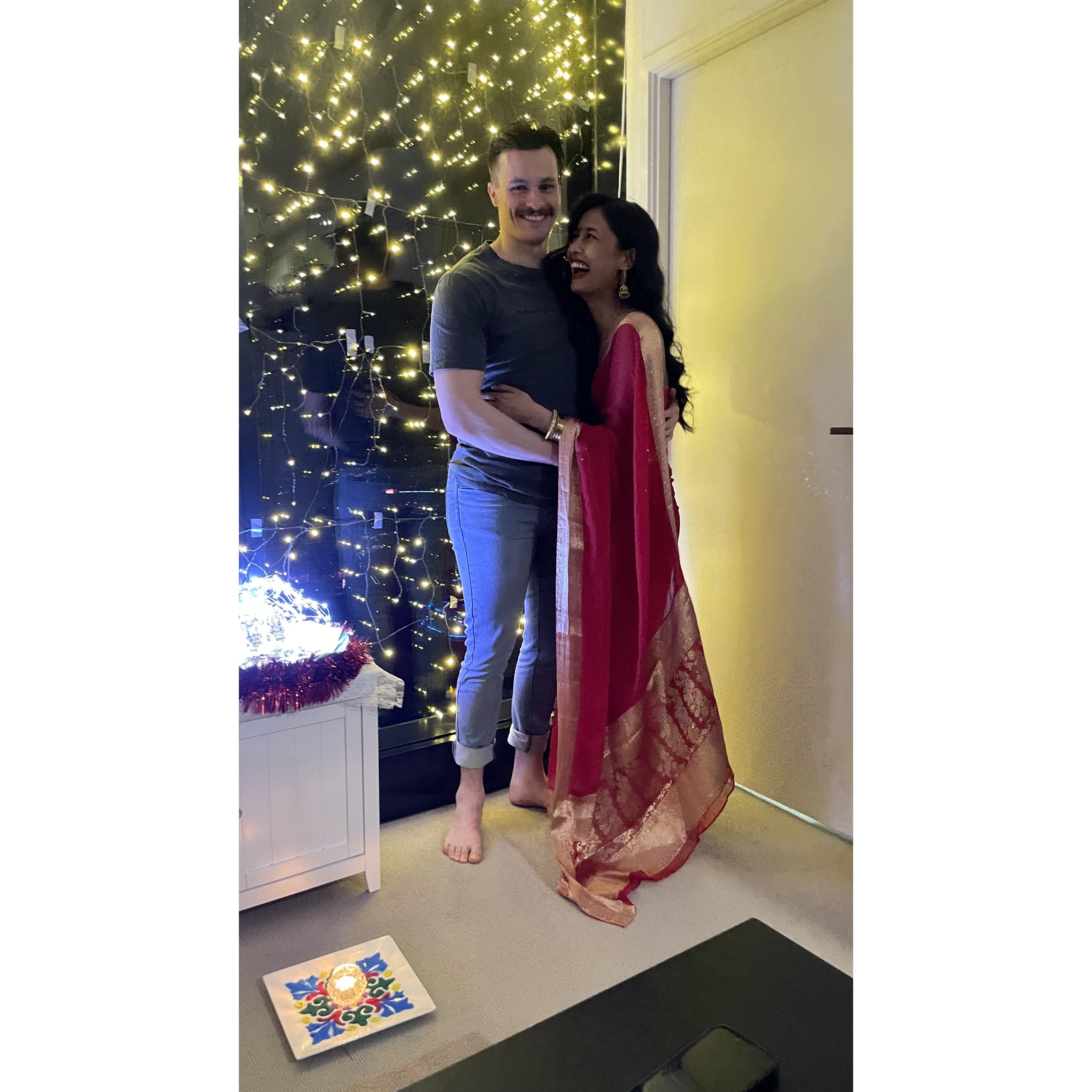 Our first Tihar (Nepali Festival).