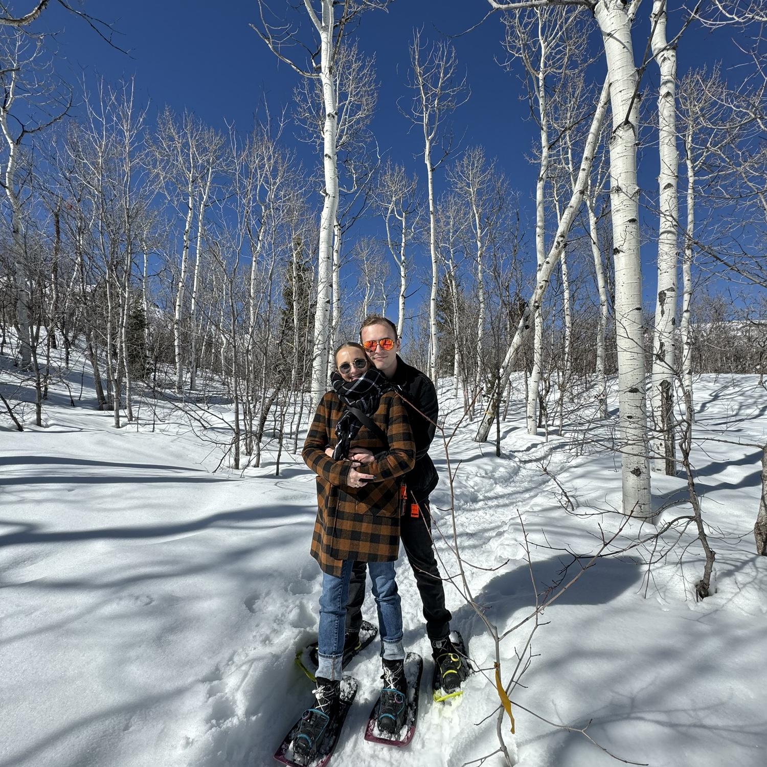 Snow shoeing at Sundance Resort