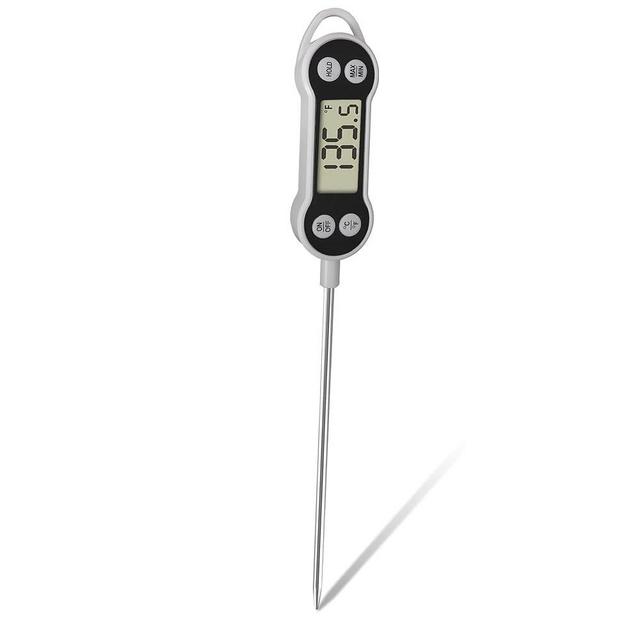 Meat Food Thermometer, Digital Candy Candle Thermometer, Cooking Kitchen BBQ Grill Thermometer, Probe Instant Read Thermometer for Liquids Pork Milk Deep Fry Baking Temperature