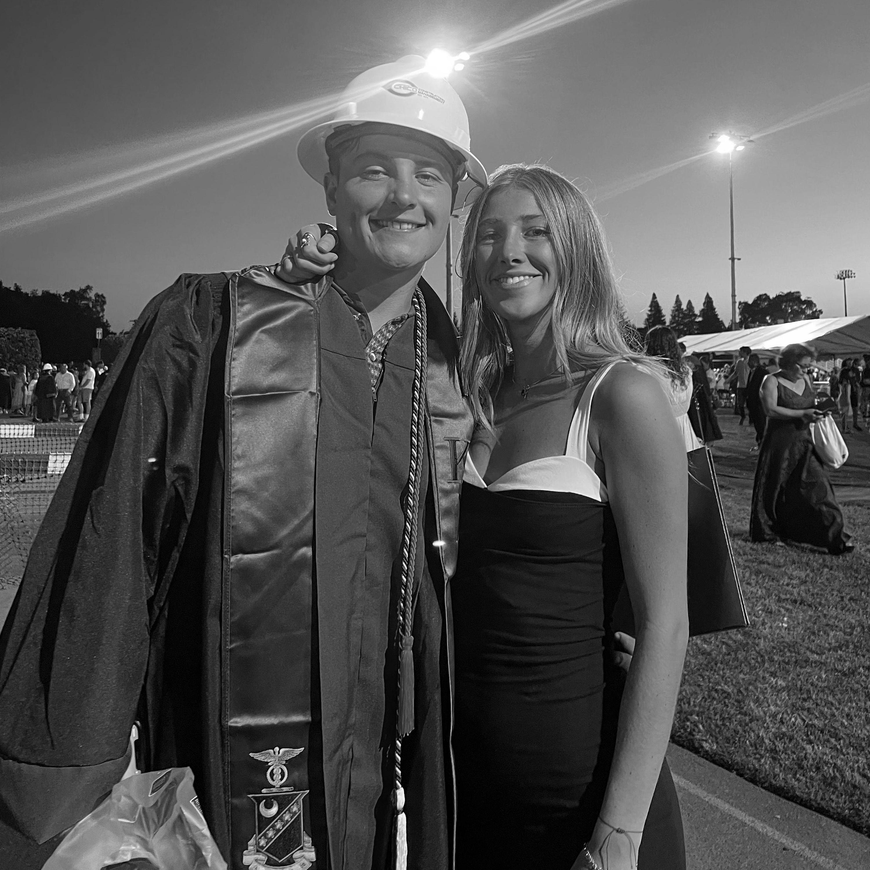 Brandon's college graduation from Chico State!
