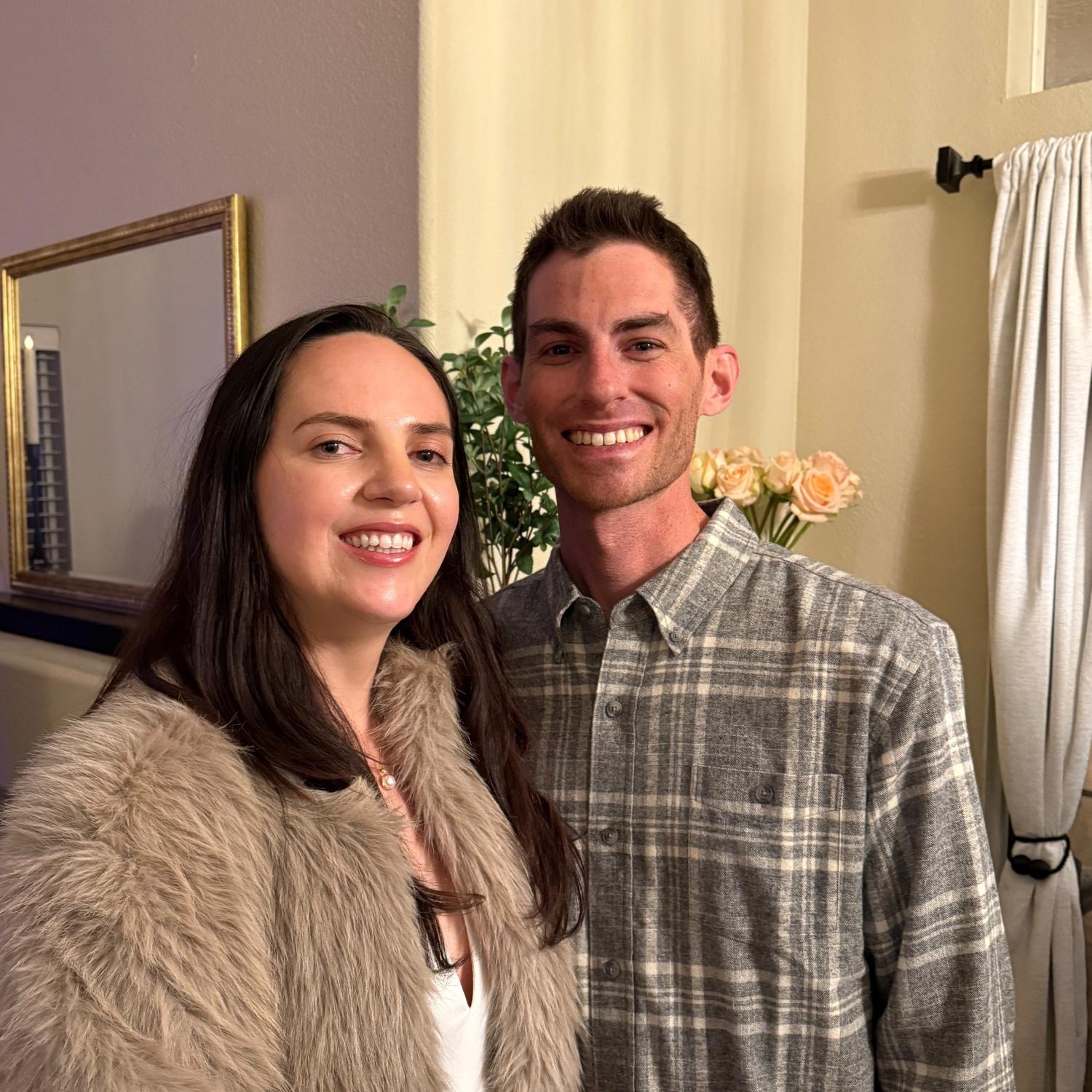 Engagement party with family and friends at our new home!