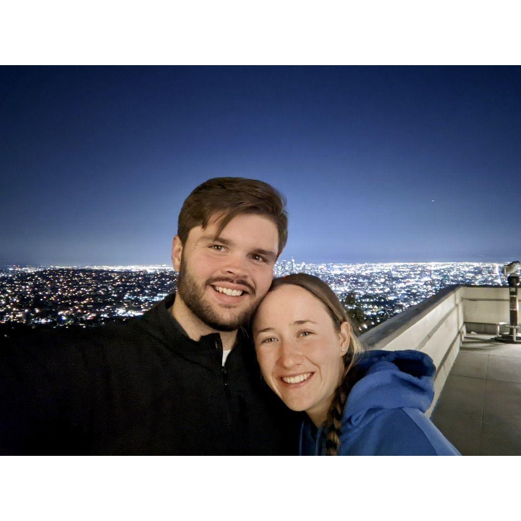 Last night at Griffith Observatory before Ashley left for the ME, March 2022