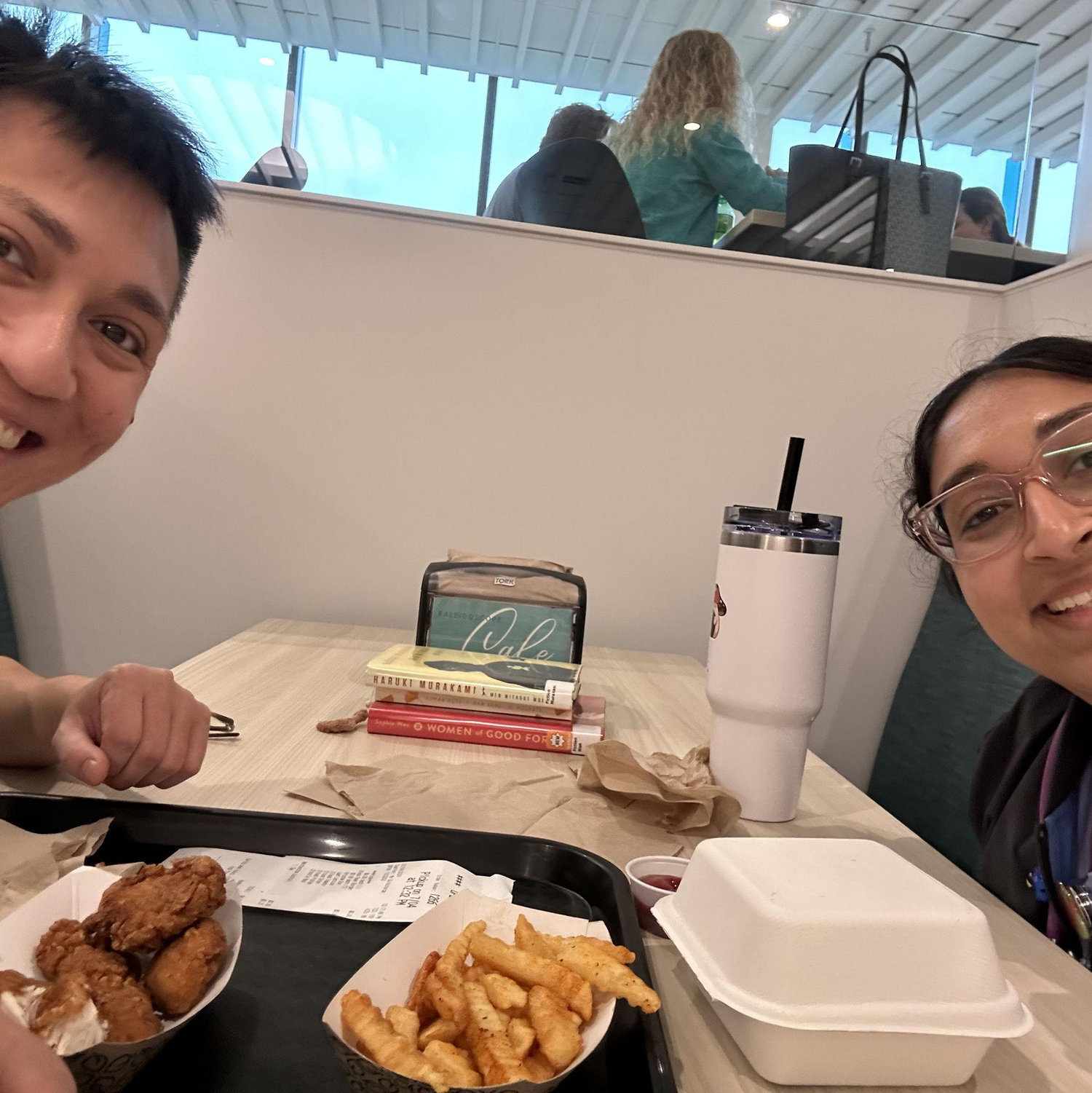 Visiting my favorite doctor on her lunch break!