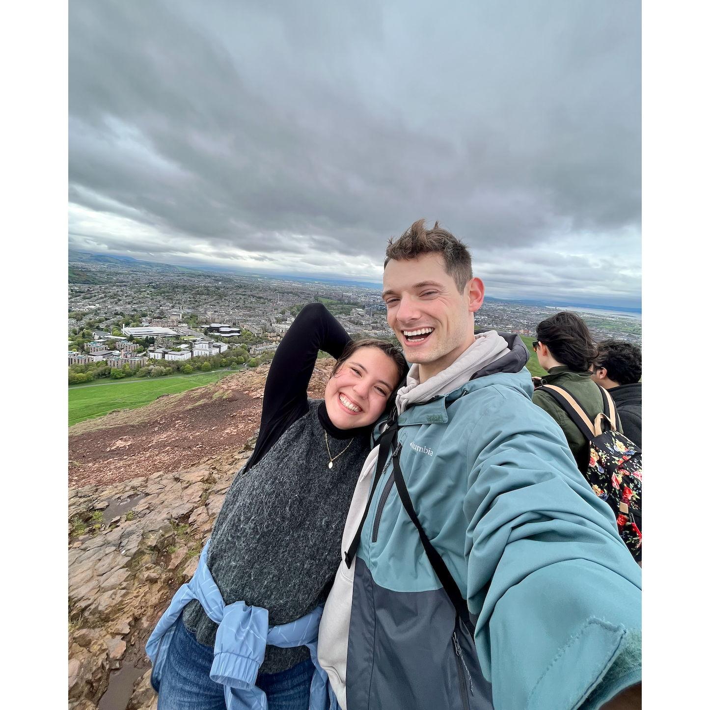 Climbed Arthur's Seat, Scotland, UK -- 2023