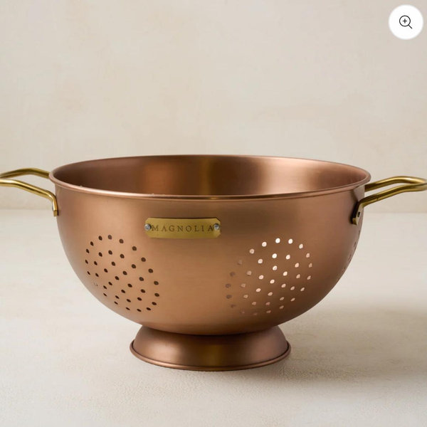 Copper and Brass Colander