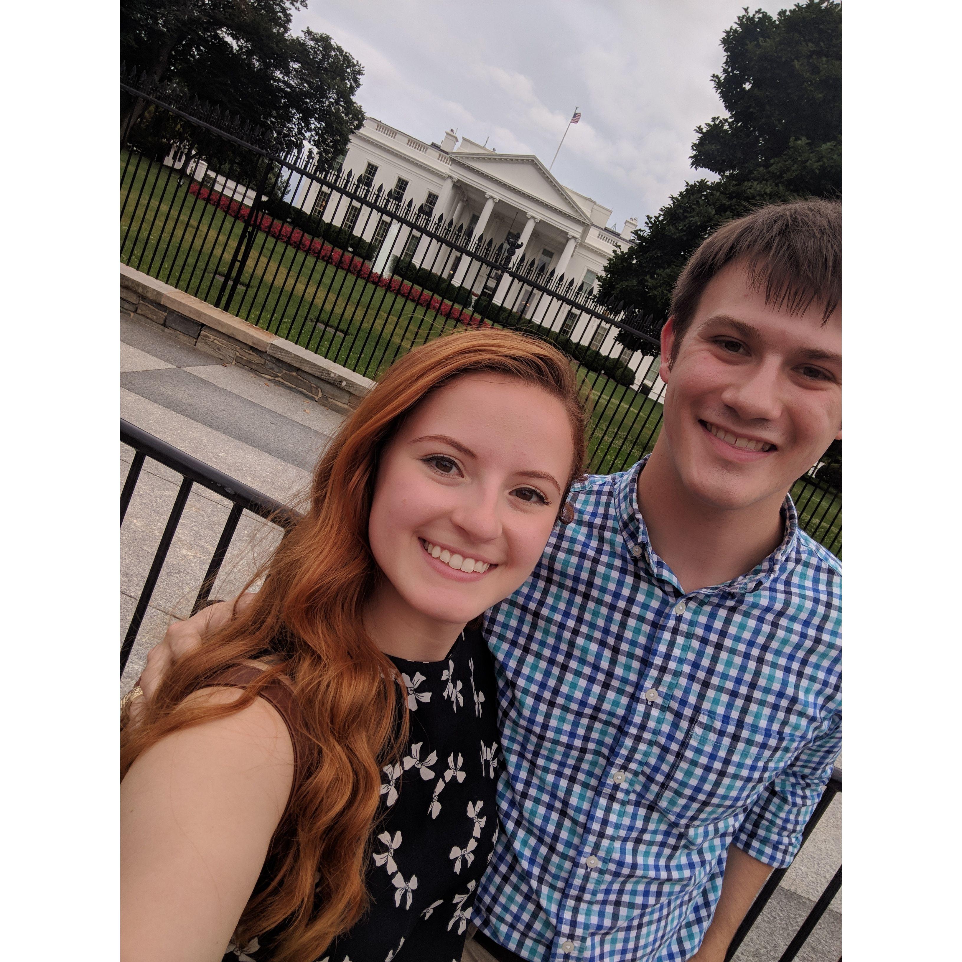 Quinton and Bethany in Washington, D.C. (2018)