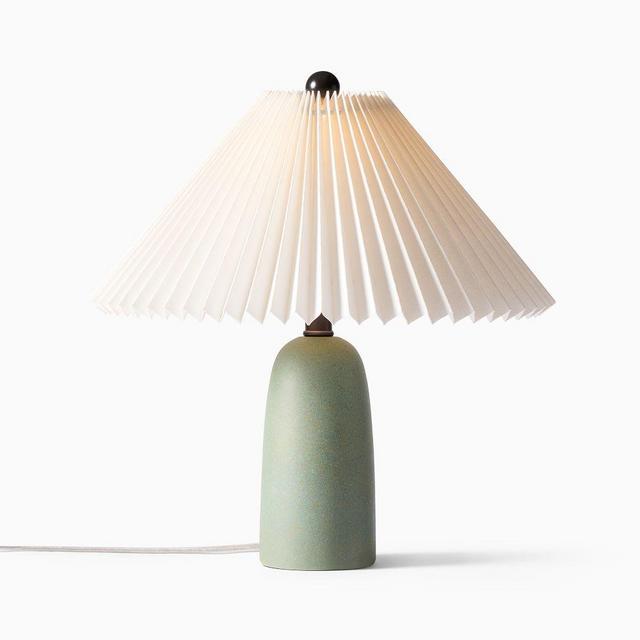 Louis Table Lamp, 13", Green