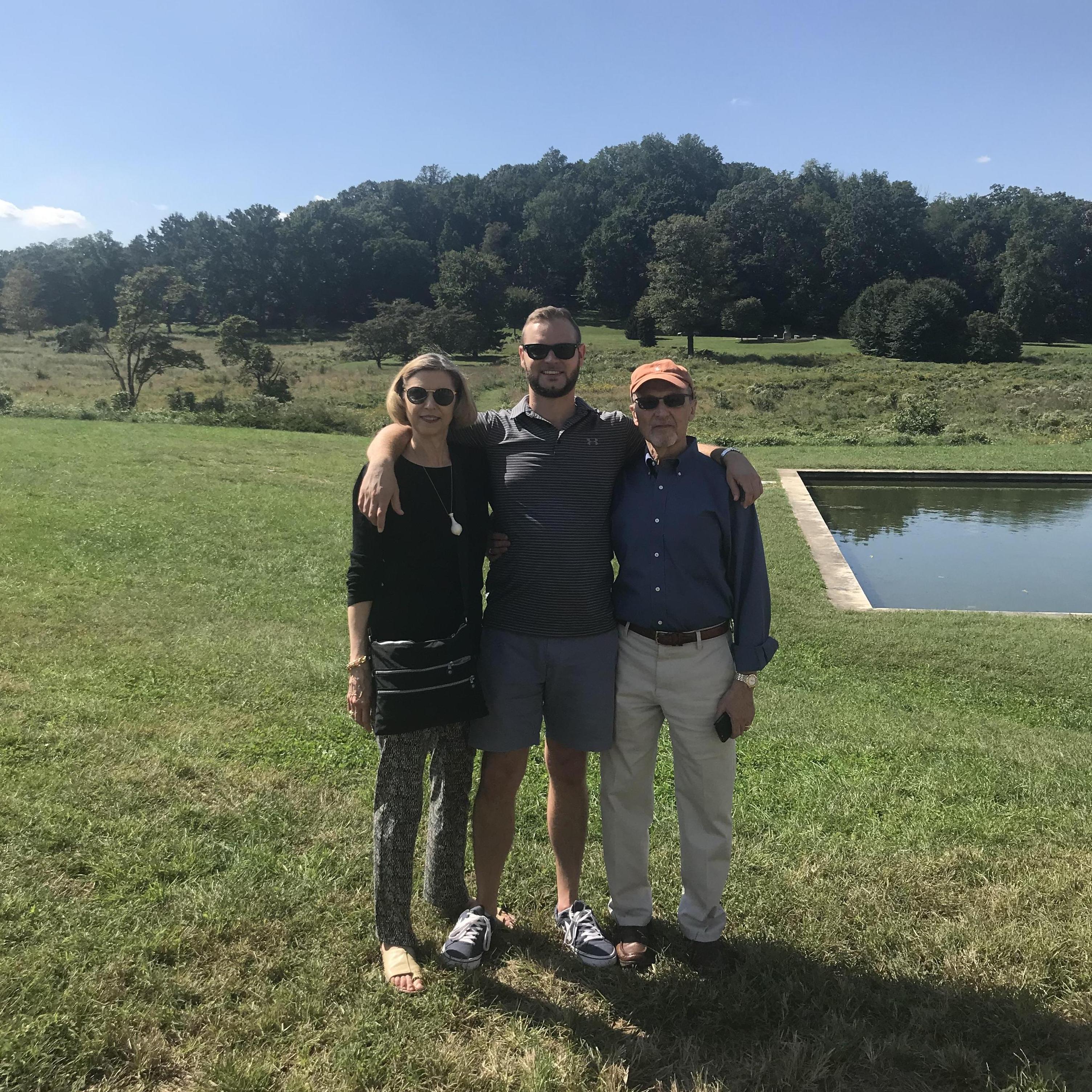 First post-engagement Posnock parent visit to DC in September 2018
