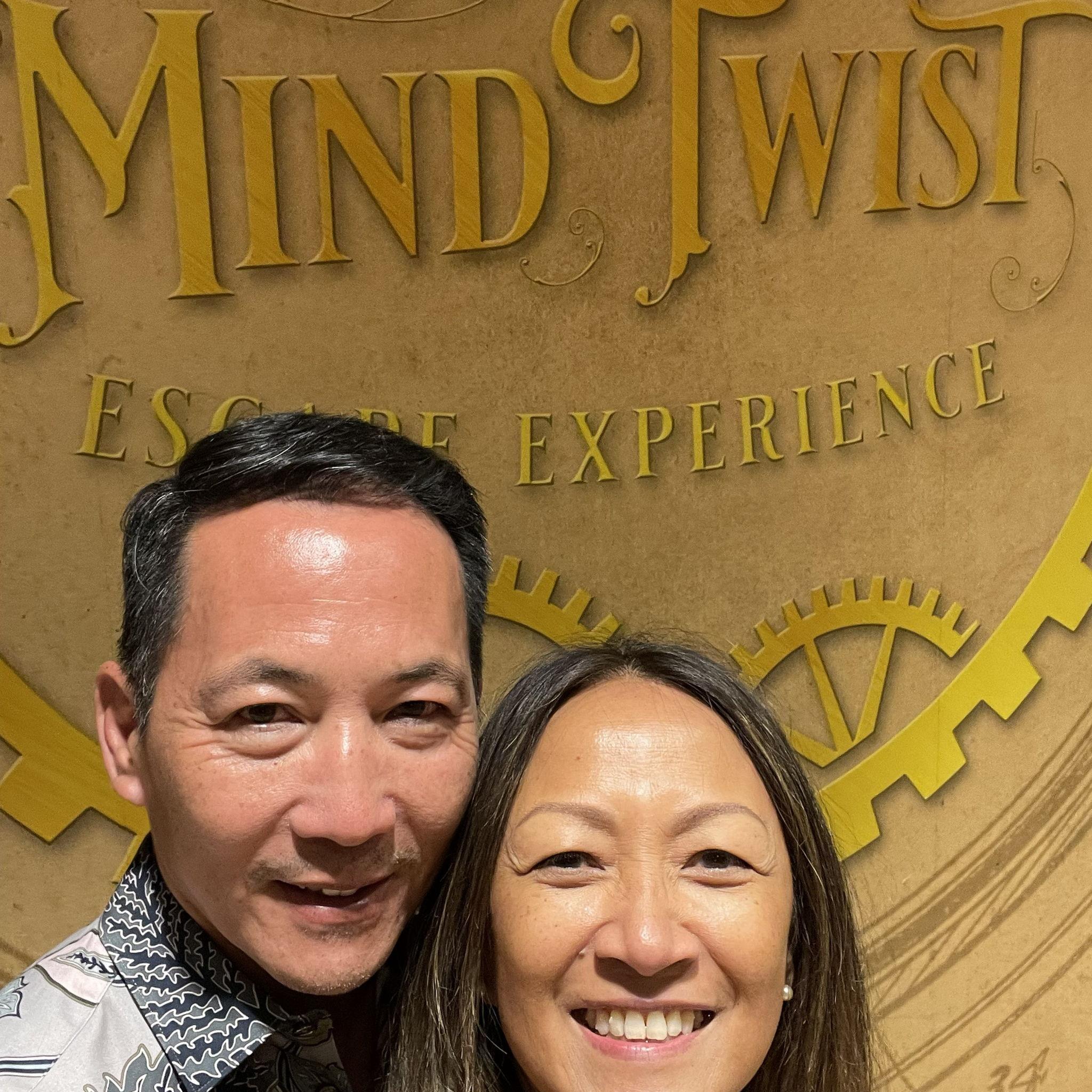 We celebrated Ray's birthday at the Mind Twist Escape Room in Las Vegas. It was such a fun test of our teamwork and problem-solving skills—a perfect challenge that made me happily say "yes."