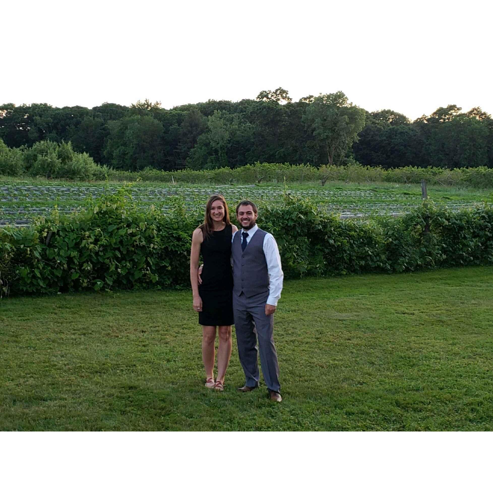 Our first wedding together - Max and Steph's!